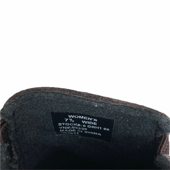 LL Bean womens comfort moccasin brown suede sz 7.5 wide - Picture 5 of 6